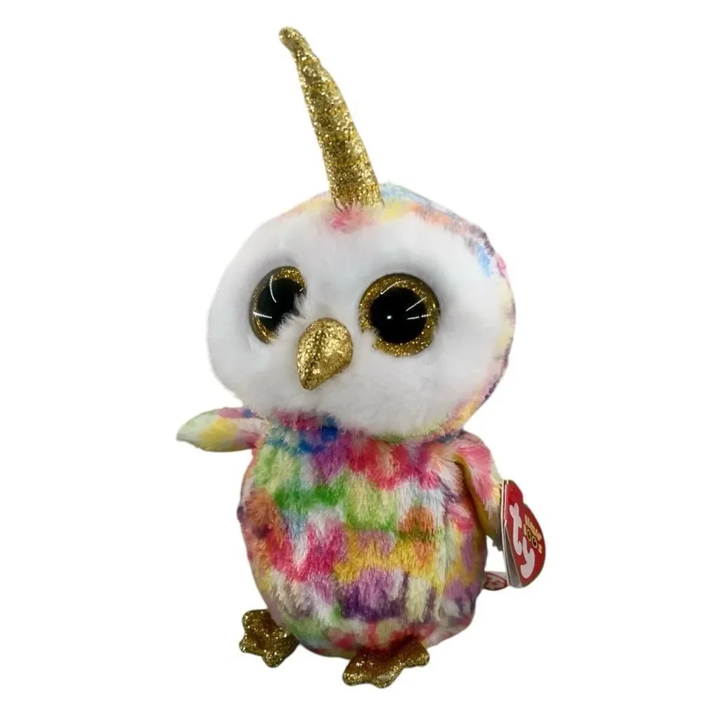 Beanie Boos ‘Enchanted’ Glitter Unicorn Owl Stuffed Plush